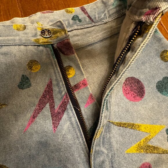 Vintage 80s/90s “Café” Denim Pants | 100% Cotton | VGUC - Picture 3 of 11